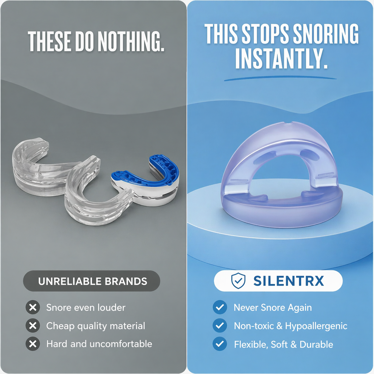 SilentRx Anti Snoring Mouthpiece - Universal Size